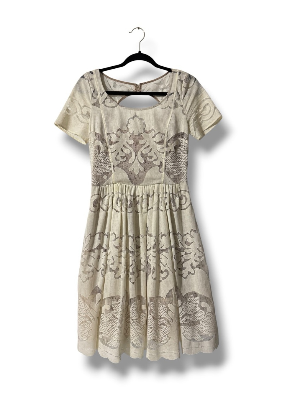 Anthropologie Tracy Reese Ivoire Ivory Lace Dress Size 6 NWT Romantic Wedding